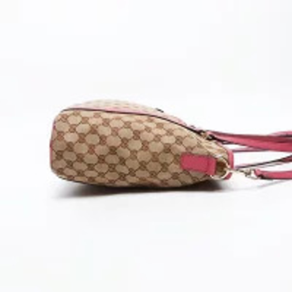 Gucci GG Canvas Tote Shoulder Bag Beige Brown - Picture 5 of 13